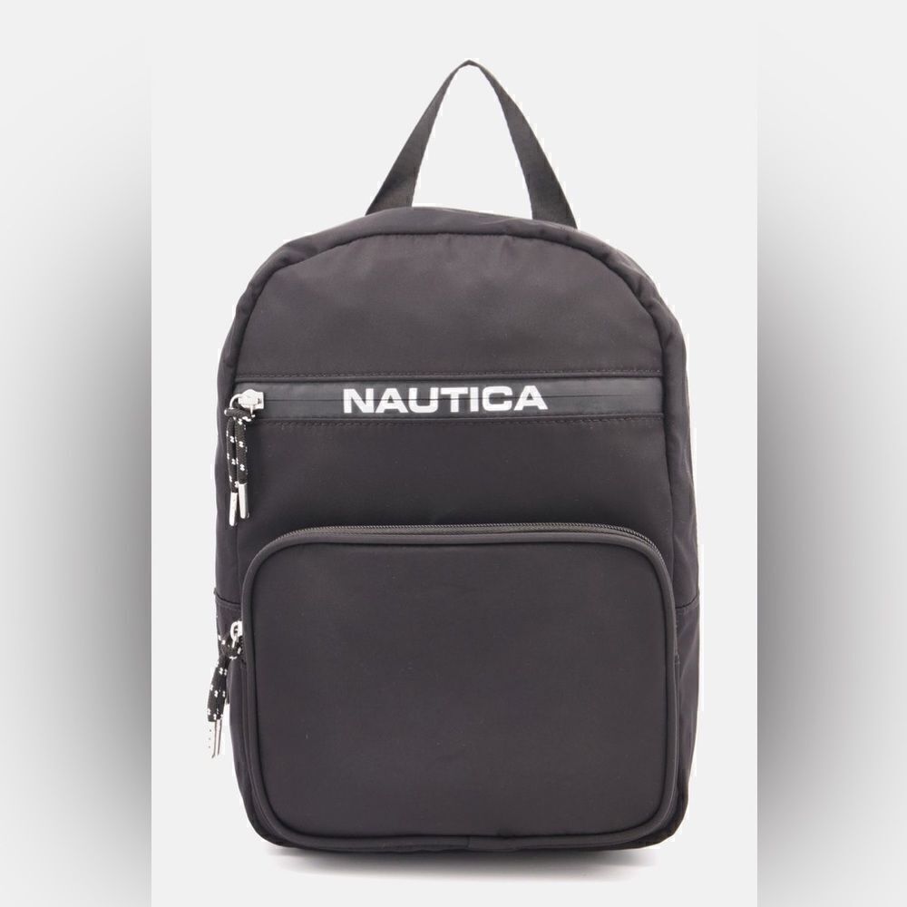 NWT Nautica Women Splash It Out 2 Backpack Black